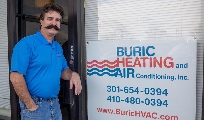 Buric Heating and Air Conditioning owner Nick Buric