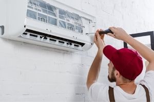 changing air filters Buric Heating